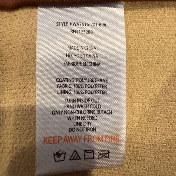 Jason Wu Faux Leather Pencil Skirt Cognac Brown Offset front slit Size XS - Picture 6 of 10